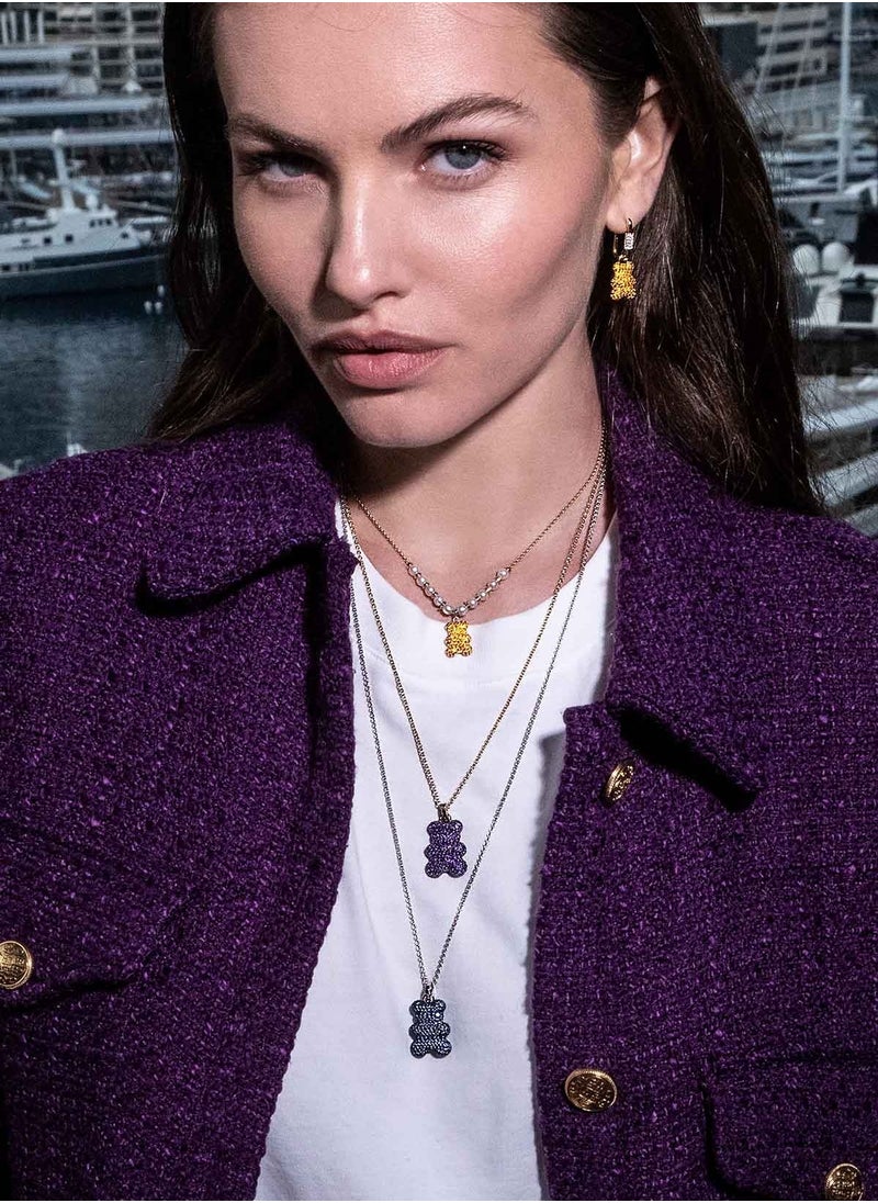 MONACO - APM Monaco Baby Juice Yummy Bear Adjustable Necklace for Women with Pearls YC6987OPL - Image 1