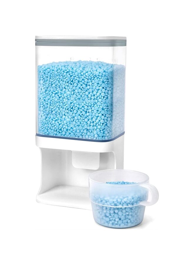 Food Dispenser, Laundry Detergent Dispenser, Wall-Mounted for Laundry Beads, Laundry Room Organization, for Laundry Detergent Powder, Creal, Beans. - Image 2