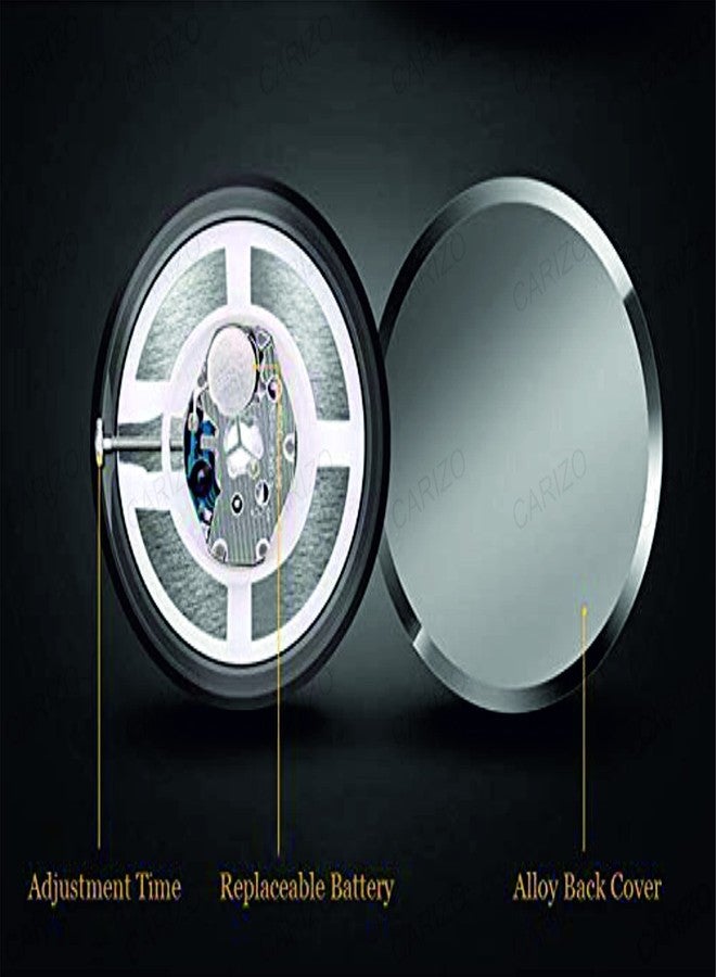 CARIZO Clock, Car Air Vent Clip Clock Mini Vehicle Dashboard Clock Pocket Stick-On Analog Clock for Cars SUVs, Bike, Home & Kitchen - Image 5