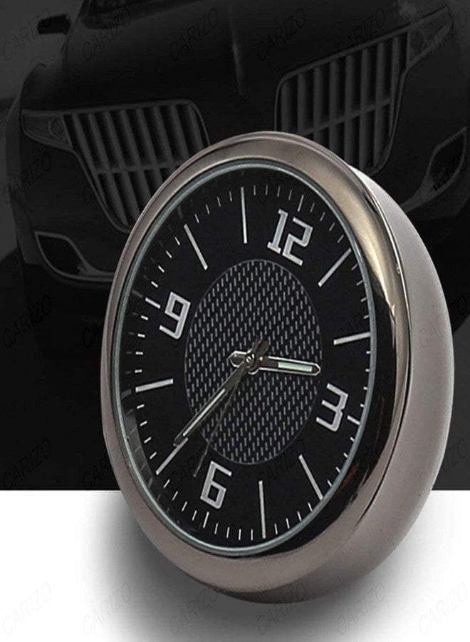 CARIZO Clock, Car Air Vent Clip Clock Mini Vehicle Dashboard Clock Pocket Stick-On Analog Clock for Cars SUVs, Bike, Home & Kitchen - Image 1