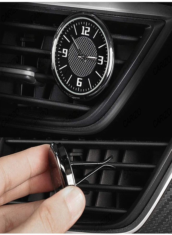 CARIZO Clock, Car Air Vent Clip Clock Mini Vehicle Dashboard Clock Pocket Stick-On Analog Clock for Cars SUVs, Bike, Home & Kitchen - Image 2