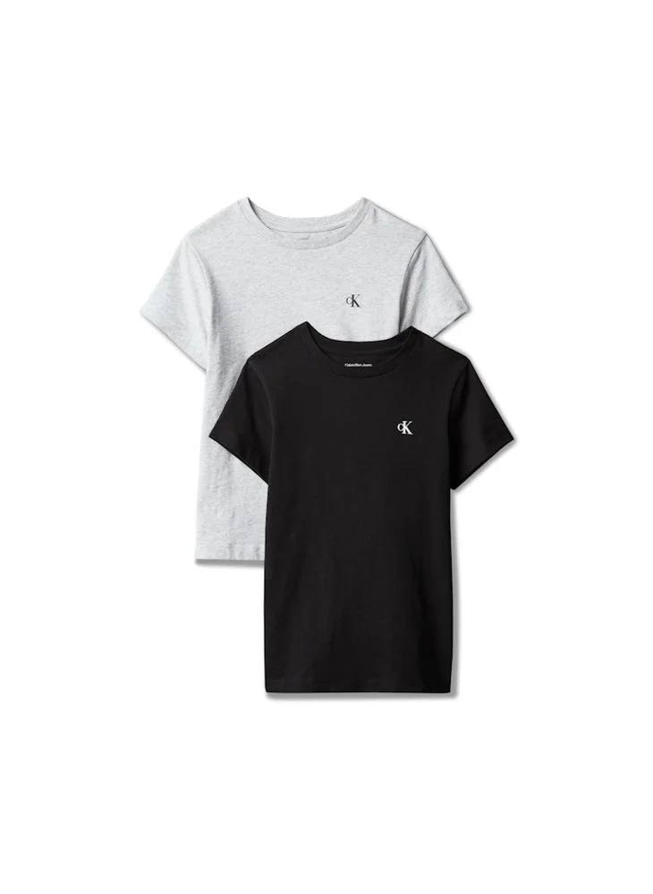 كالفن كلاين جينز 2-Pack Monogram Slim T-Shirts