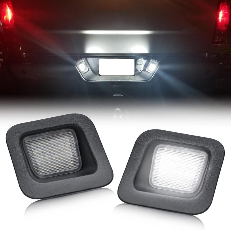 R&F Auto LED License Plate Lights for Ram 1500 2500 3500 (2003-2018) / Ram 1500 Classic (2019-2020) - Image 1