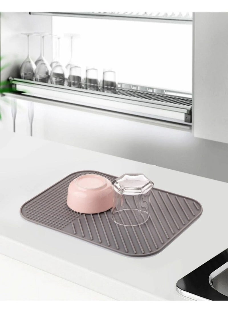 Hazarpazar Dish Drying Mat Dish Rack Silicone 