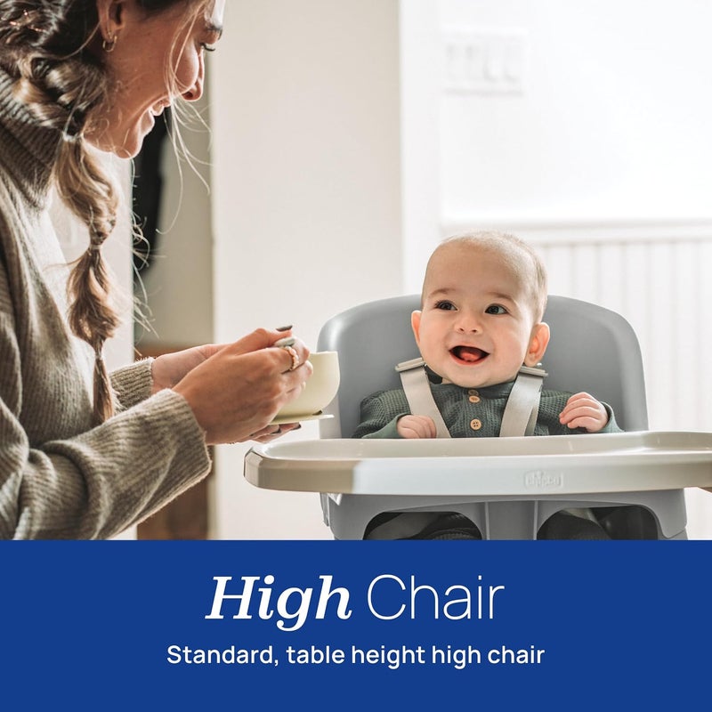 Chicco Zest 4-in-1 Folding High Chair and Youth Stool - Image 4