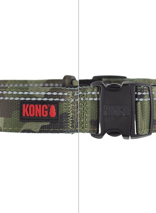 كونج طوق كلاب مبطن من النيوبرين فائق المتانة من KONG Max HD (متوسط، مموه) - Image 3