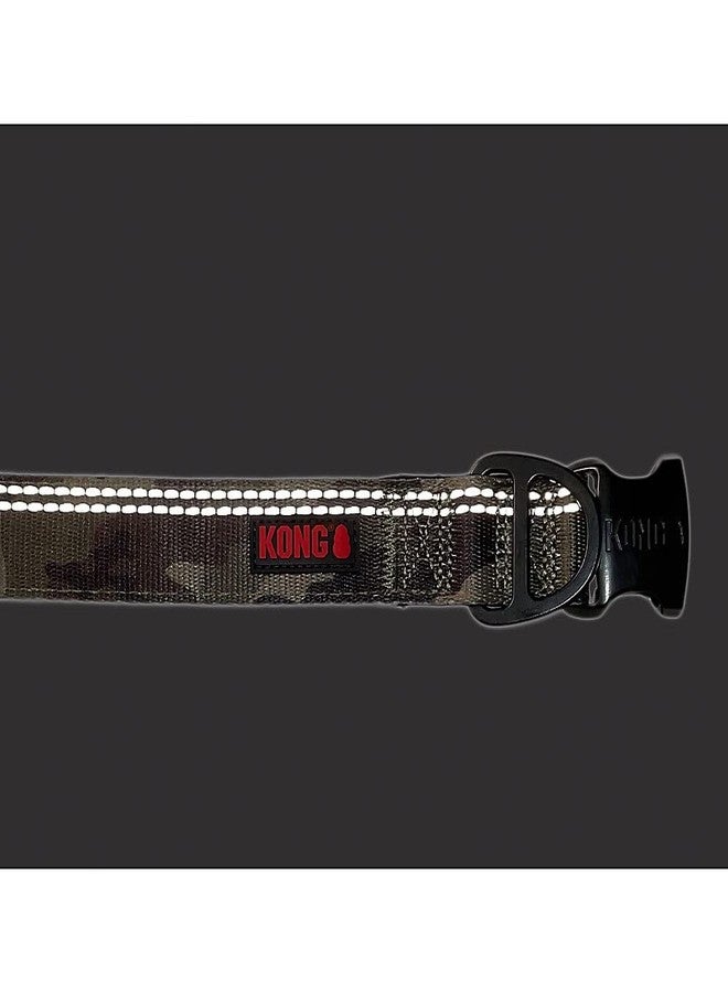 كونج طوق كلاب مبطن من النيوبرين فائق المتانة من KONG Max HD (متوسط، مموه) - Image 4