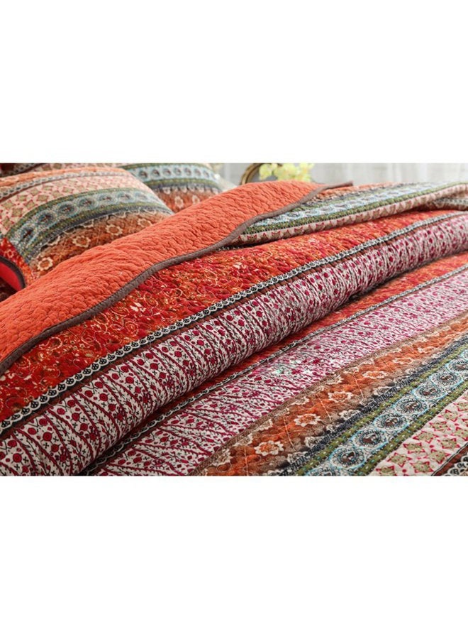 NEWLAKE Striped Classical Cotton Patchwork Bedspread Quilt Sets, Twin Size - Image 3