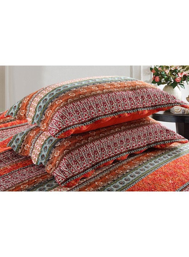 NEWLAKE Striped Classical Cotton Patchwork Bedspread Quilt Sets, Twin Size - Image 4