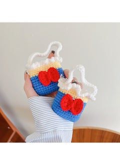 Airpods 4 Headphone Protective Case Cartoon Plush Doll For Apple1/2/3 Gen Pro Wireless Bluetooth Soft-Color:Plush-bowtie Princess Bag-Model:Airpods 1/2 Generation (protective Cover)