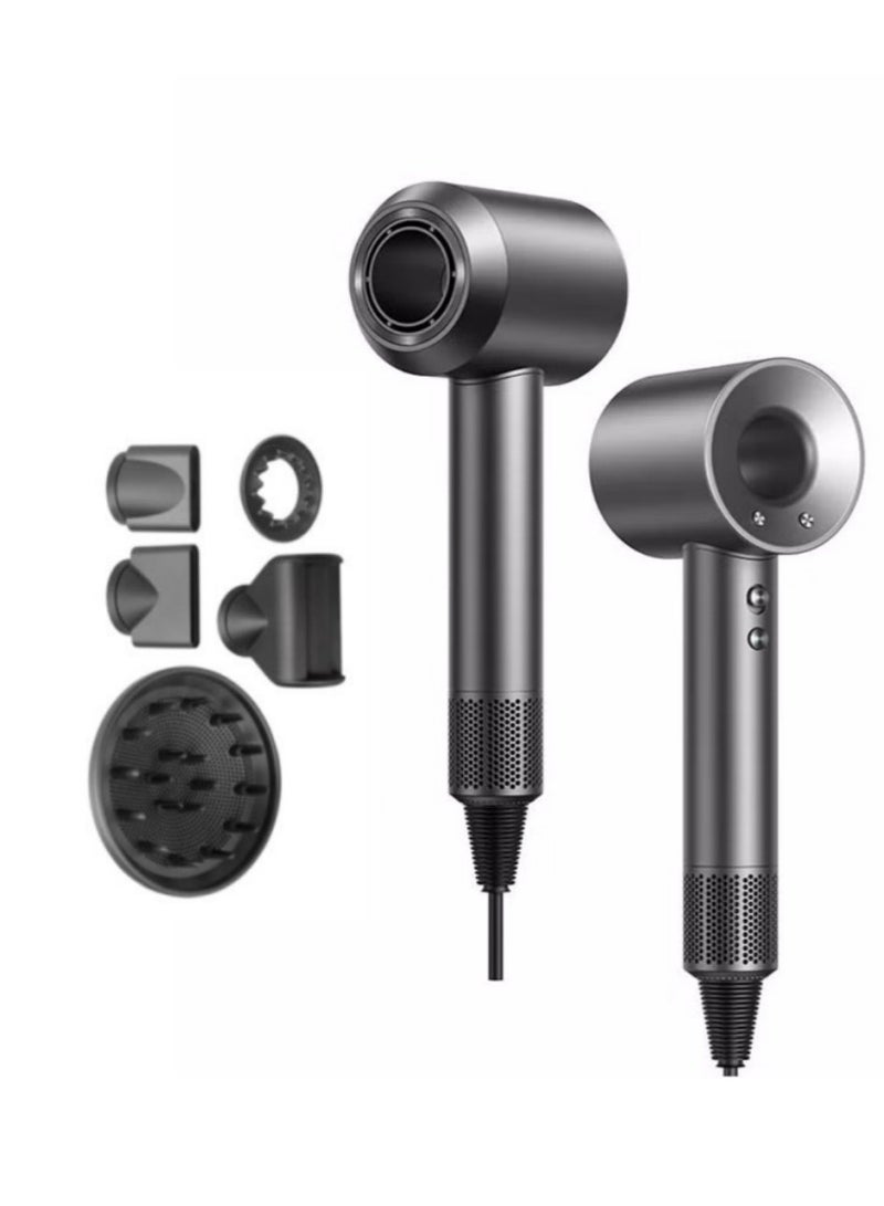 مجفف شعر أيوني عالي السرعة 1300 واط مجفف شعر أيوني احترافي فائق السرعة مع تحكم حراري ومحرك بدون فرشاة وتجفيف سريع وتصميم منخفض الضوضاء للاستخدام المنزلي والسفر وصالونات التجميل - Image 1