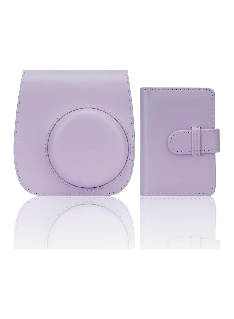 general Instant Camera Case Compatible with Fuji Instax Mini 11/9/8/8+ PU Leather Bag with Pocket and Adjustable Shoulder Strap Mini Album - Image 1