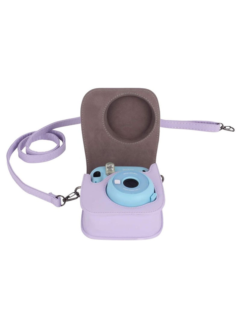 general Instant Camera Case Compatible with Fuji Instax Mini 11/9/8/8+ PU Leather Bag with Pocket and Adjustable Shoulder Strap Mini Album - Image 3