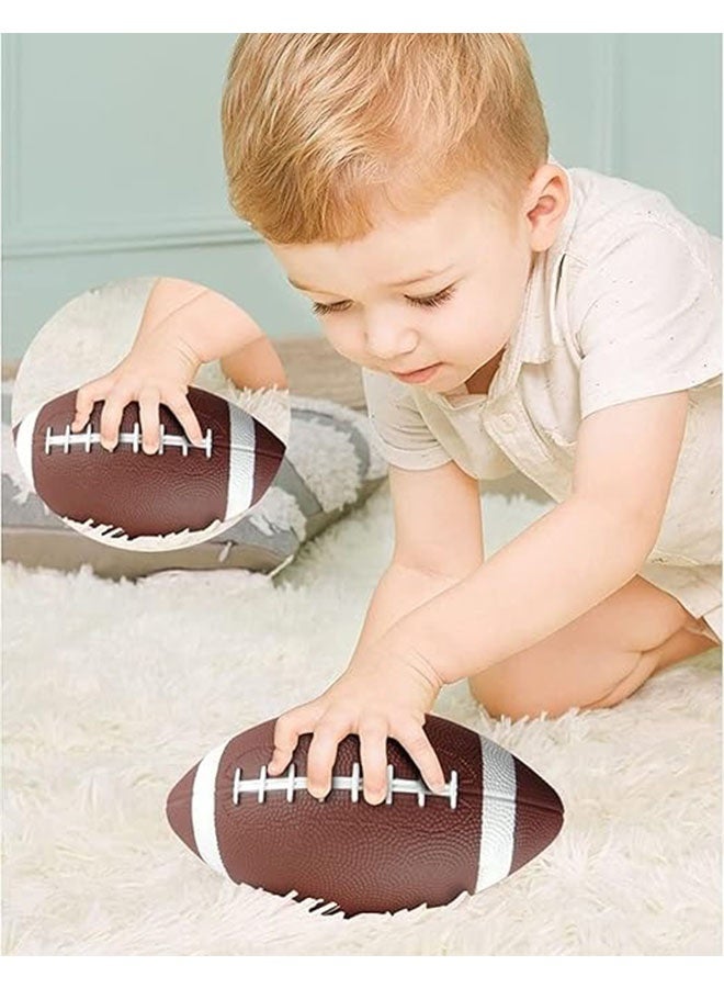 Ailily Pack of 3 Toy Sports Balls with 1 Pump for Toddlers and Kids: Basketball, Soccer Ball, Football, Indoor & Outdoor Sport Ball Set,Playground Ball for Kids - Image 5