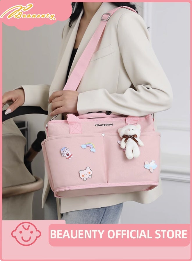 Beauenty New Lightweight And Large Capacity Casual Hand-Held Single Shoulder Mother And Baby Bag - Image 3