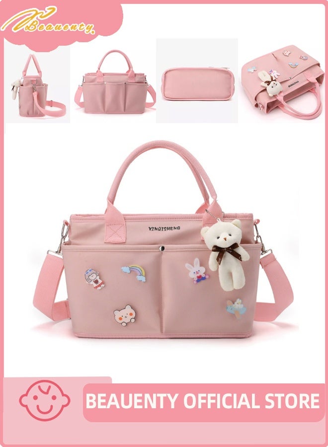 Beauenty New Lightweight And Large Capacity Casual Hand-Held Single Shoulder Mother And Baby Bag - Image 1