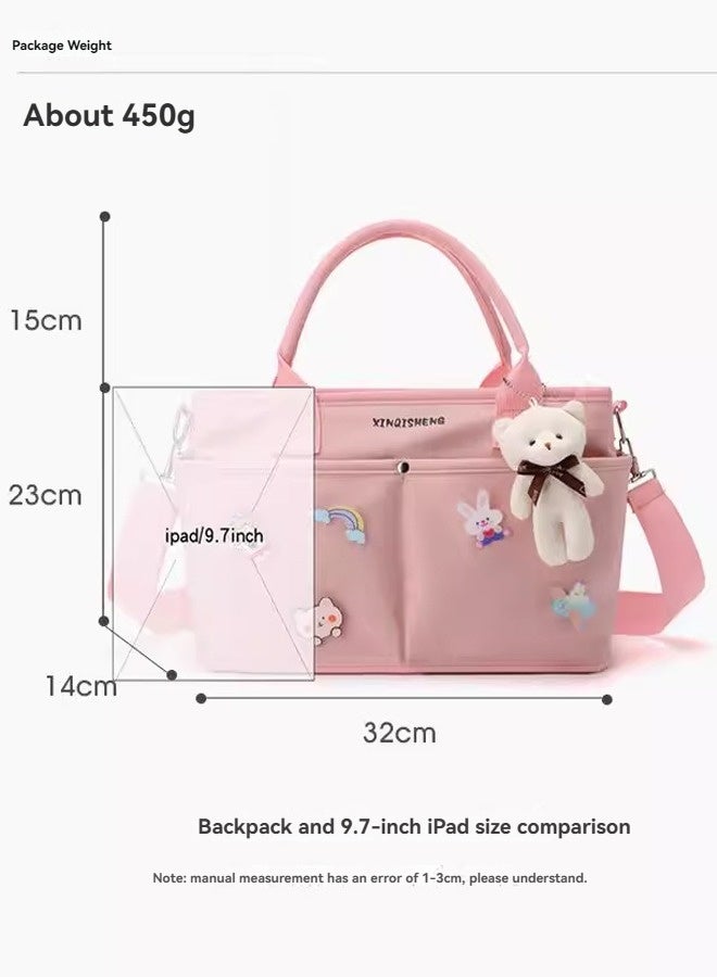 Beauenty New Lightweight And Large Capacity Casual Hand-Held Single Shoulder Mother And Baby Bag - Image 5