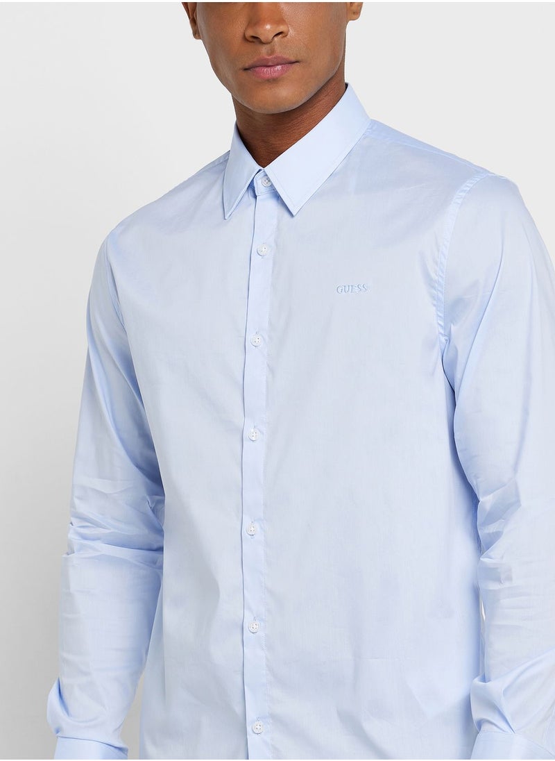 GUESS - Essential Slim Fit Shirt - Image 1