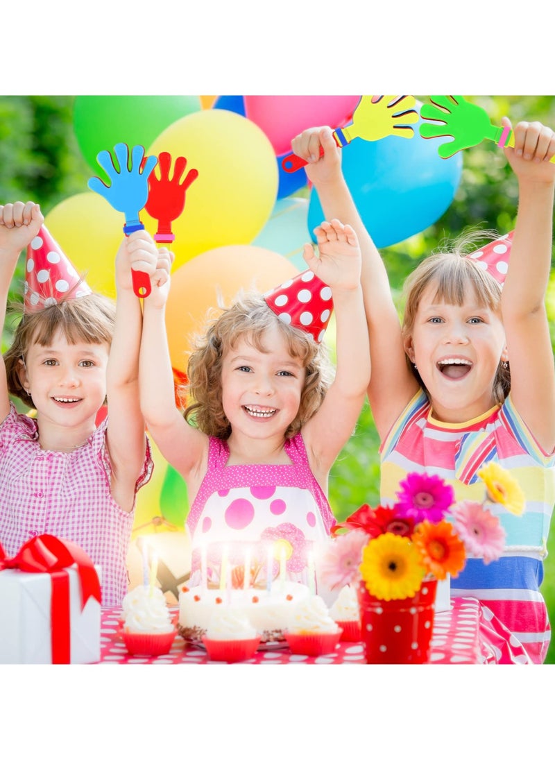 Hand Clappers 20 Pack 7.5 Inch Hand Clappers Plastic Party Clappers Noisemakers Game Accessories for Fiesta Birthday Party Favors and Supplies 5 colors *4 - Image 4