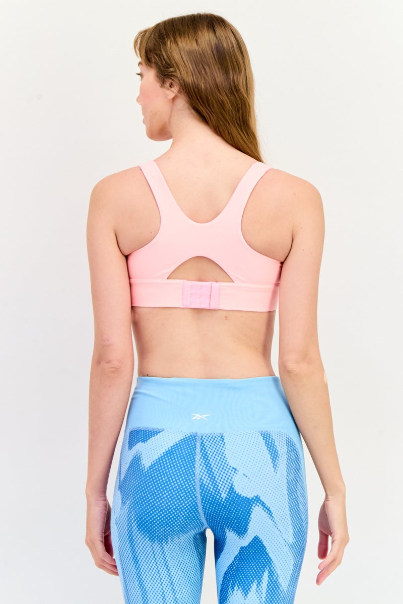 PUMA Women Sportswear Fit Padded Training Sports Bra, Pink - Image 3