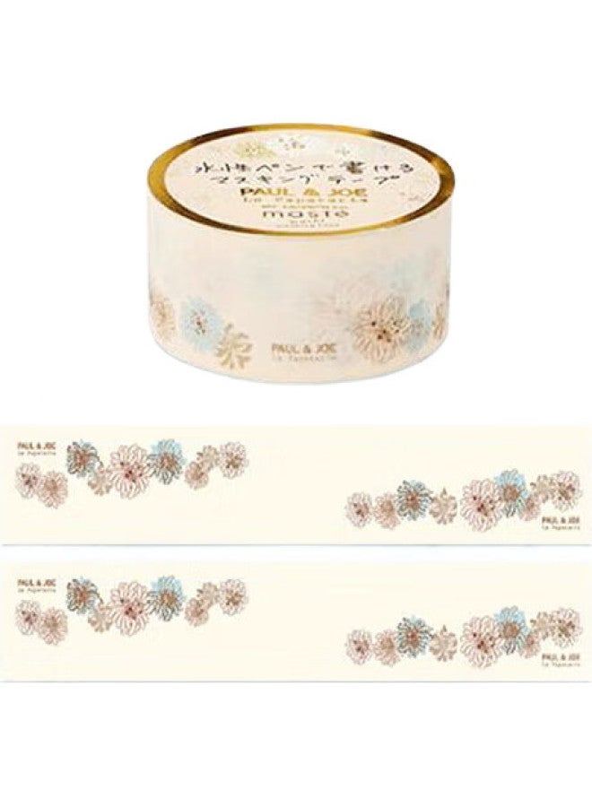 Pilot Planner Paper Tape Paul&Joe Series Limited Edition, Birthday Gift For Women, Graduation Gift, Children'S Gift, Pmmst-50Rpj1 Ivory White Daisy - Image 3