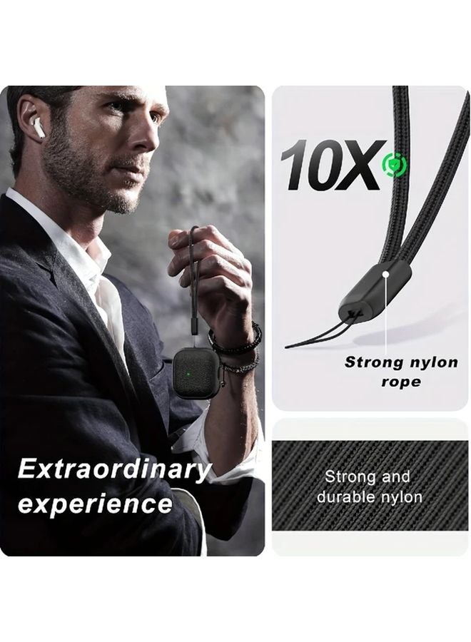 White Soft TPU AirPods 4th Gen Case With Lanyard And Cleaner Kit USB C 2024 - Image 5