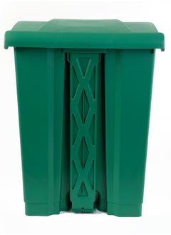 Generic Step Trash Bin | Plastic Matte Finish | Functional Waste & Garbage Waste Bin | Suitable For Homes, Villas, Large Areas & Communal Spaces | Green | 68 Liters  - Image 4