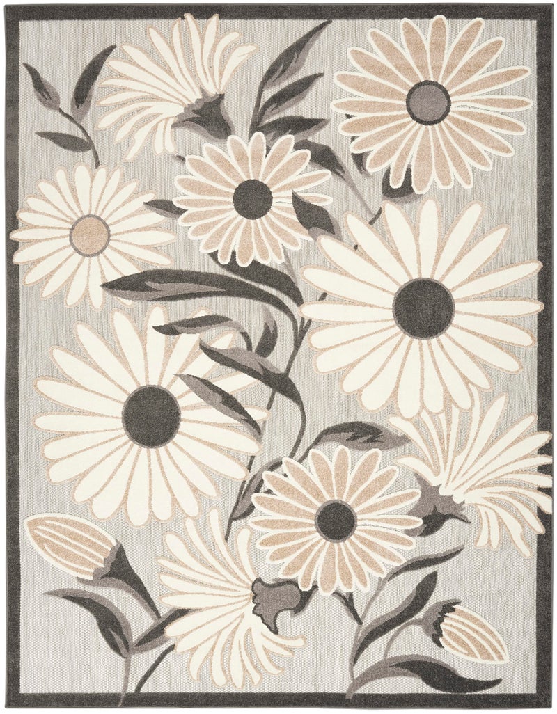 Nourison Home Aloha Beige 5'3" x 7'5" Area Rug - Easy Clean, Non Shedding, Bed Room, Living Room, Dining Room, Kitchen (5' x 8') - Image 4