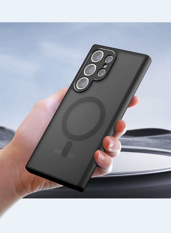 حافظة هاتف مغناطيسية متجمدة لحماية الهاتف من السقوط ل SAMSUNG Galaxy S25ultra - Image 3