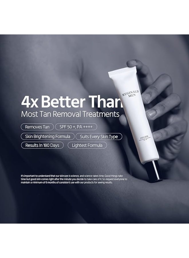 Reginald Men Helios Moisturizing Sunscreen SPF 50+ PA +++, 50G - Image 3