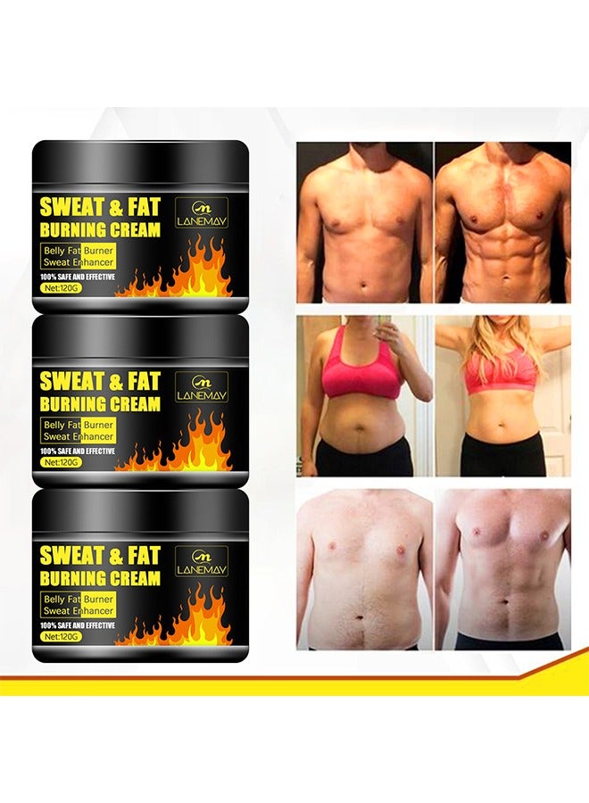 لينماي كريم العرق وحرق الدهون - السيلوليت شد وكريم التخسيس للرجال والنساء ، محسن تمرين التخسيس لتخفيف الوزن ، علاج السيلوليت للفخذين والساقين والبطن والذراعين والأرداف 120 جرام - Image 5