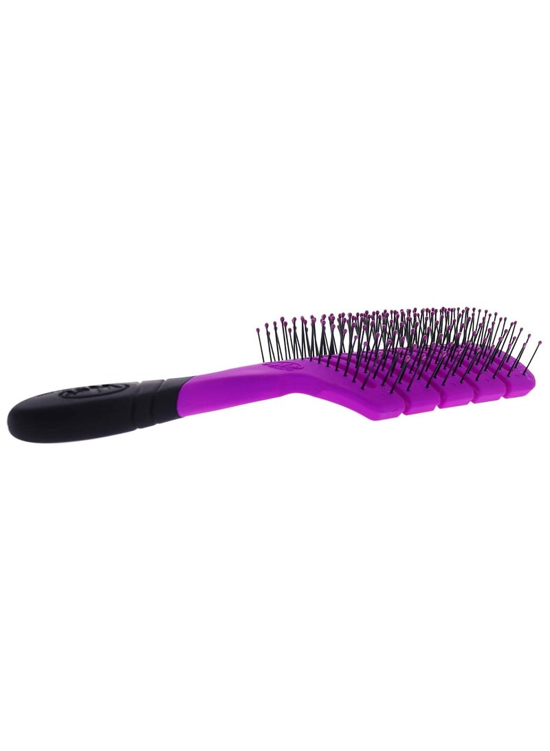 Wet Brush Pro Flex Dry Paddle Hair Brush Purple Black - Image 4