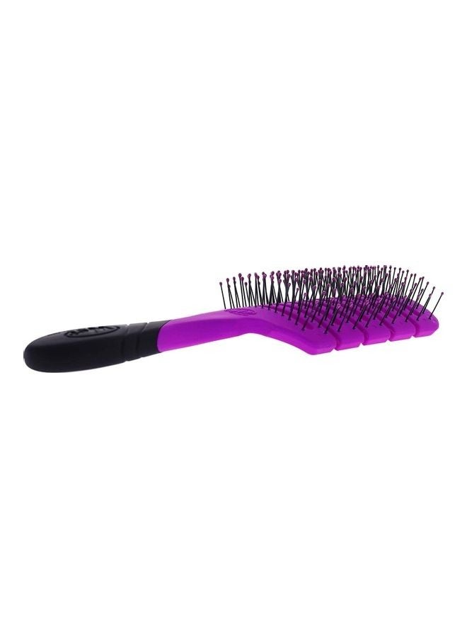Wet Brush Pro Flex Dry Paddle Hair Brush Purple Black - Image 2
