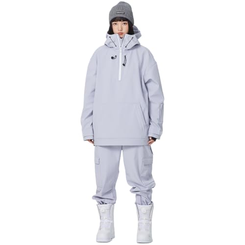 HOTIAN Women's Snow Snowboard Suits Baggy Ski Suit Men's Ski Jacket and Pants Set Insulated Snowsuits Waterproof Winter - Image 1