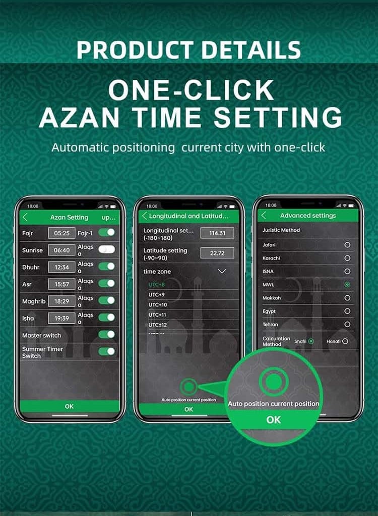 Bosidin LED Table Lamp Museum of the Future design with Wireless Quran player - Image 5