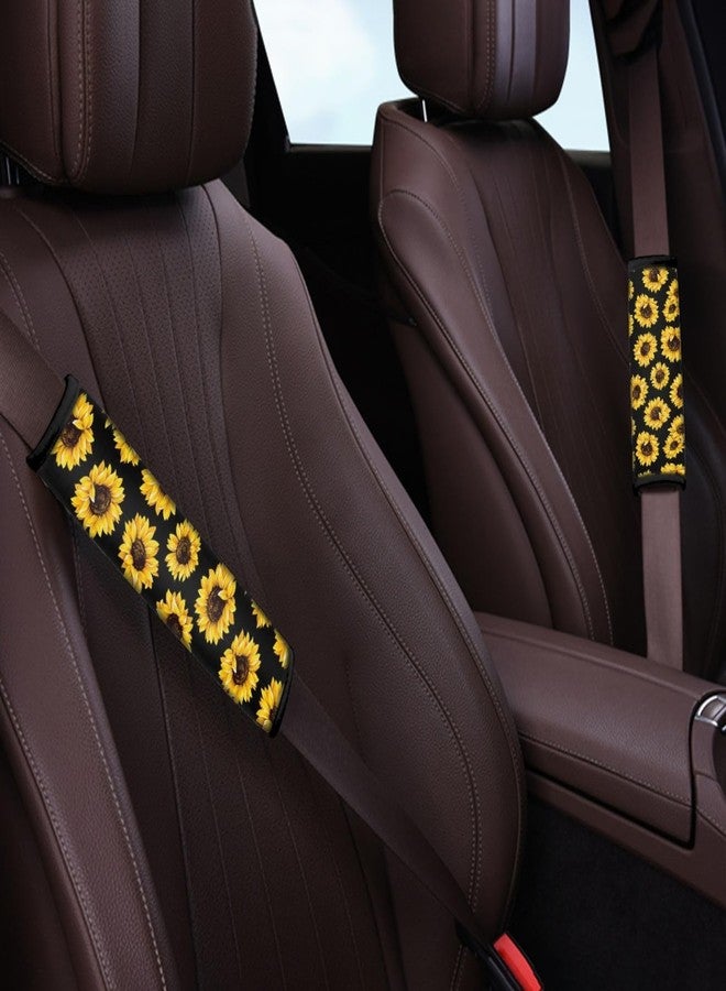FOR U DESIGNS 2 PCS Auto Seat Belt Cover Sunflower Shoulder Seatbelt Pad for Adults Youth Kids Toddlers, for Car, Truck, SUV, Airplane, Backpack Straps - Image 3