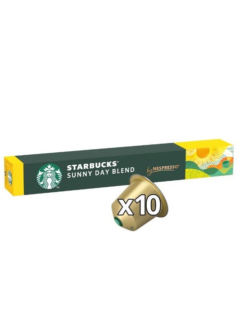 Sunny Day Blend By Nespresso Coffee 10 Capsules (56g)