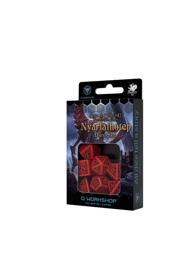 Q WORKSHOP Call of Cthulhu Outer Gods: Nyarlathotep Dice Set - Image 2