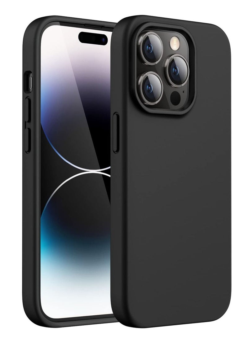 BORTONY iPhone 14 Pro Case 6.1 inch Silky Soft Touch Full Body Shockproof Protective Cover with Inside Microfiber Lining - Image 1