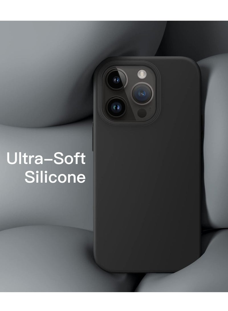BORTONY iPhone 14 Pro Case 6.1 inch Silky Soft Touch Full Body Shockproof Protective Cover with Inside Microfiber Lining - Image 3