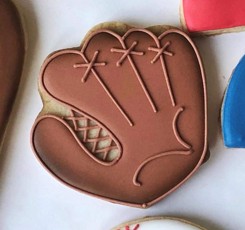 Ann Clark Cookie Cut Baseball Glove Cookie Cutter 3.75"" Made in USA by Ann Clark  - Image 2