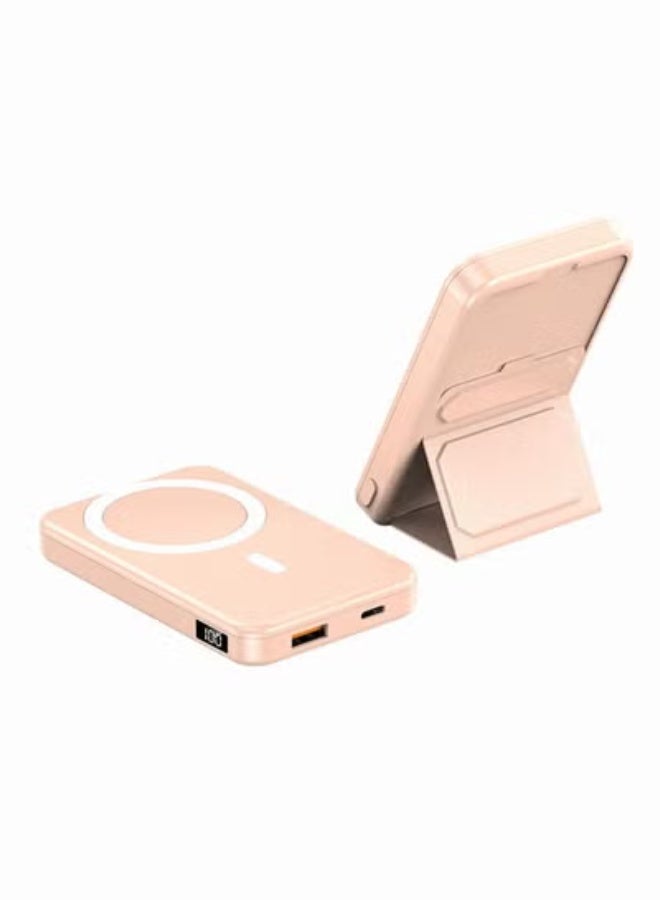 GULFLINK Magnetic Portable Power Bank Charger for Apple iPhone 15/14/13 Series 10000mah Pink - Image 1