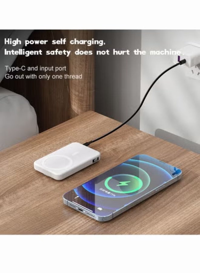 GULFLINK Magnetic Portable Power Bank Charger for Apple iPhone 15/14/13 Series 10000mah Pink - Image 3