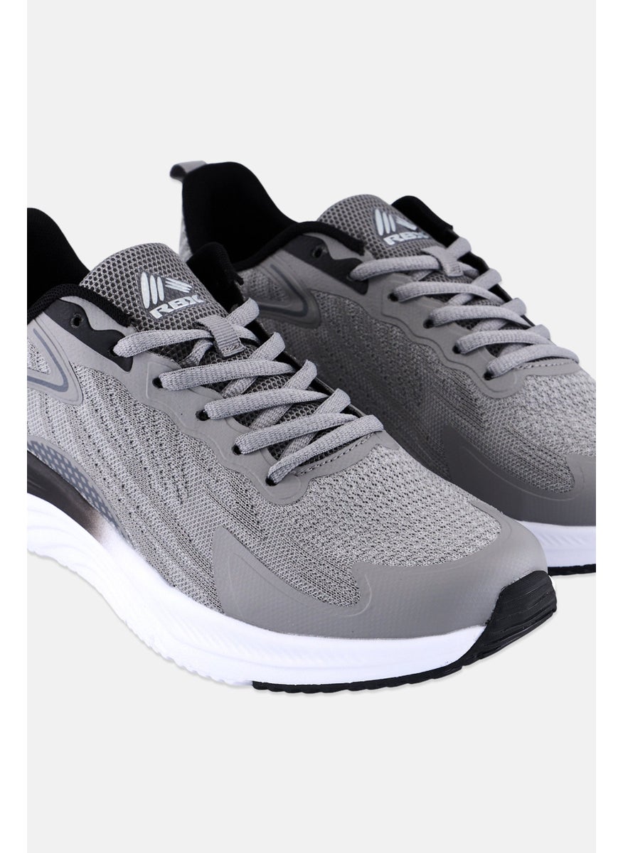 RBX - Men Lace Up Running Shoes, Grey - Image 1