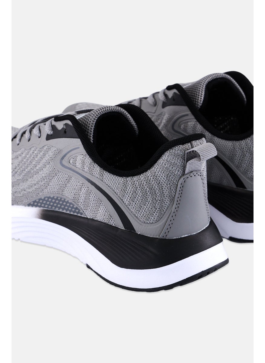 RBX - Men Lace Up Running Shoes, Grey - Image 1