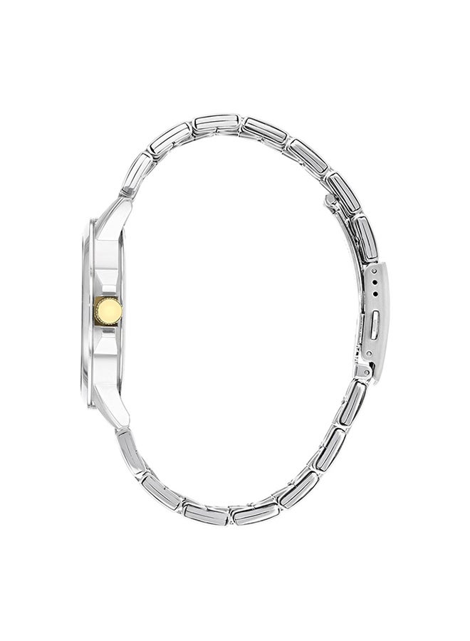 سيتيزن ساعة يد رجالية بعقارب من الستانلس ستيل بتصميم دائري - -  مم - Image 2