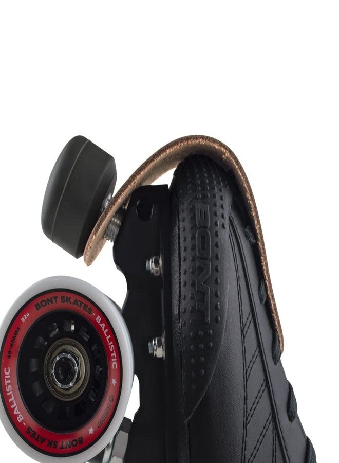 Bont Roller Skates - 100% Australian Leather Flat Toe Guard Protectors - Roller Skate Derby Speed - Pair - Brown Leather - Image 5
