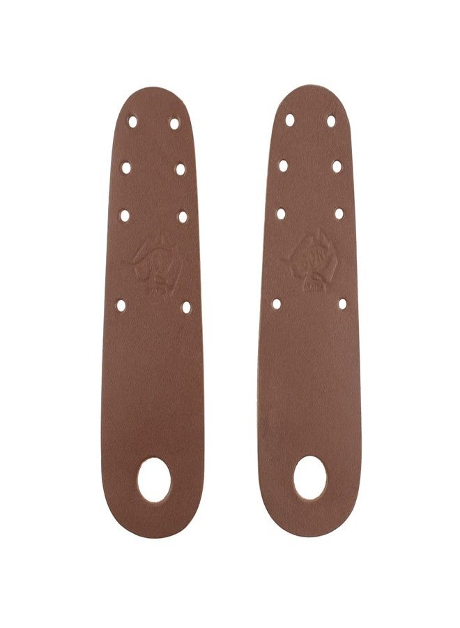 Bont Roller Skates - 100% Australian Leather Flat Toe Guard Protectors - Roller Skate Derby Speed - Pair - Brown Leather - Image 2