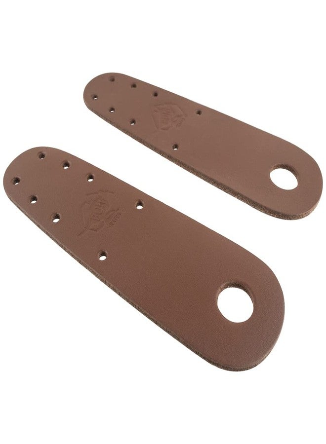 Bont Roller Skates - 100% Australian Leather Flat Toe Guard Protectors - Roller Skate Derby Speed - Pair - Brown Leather - Image 3