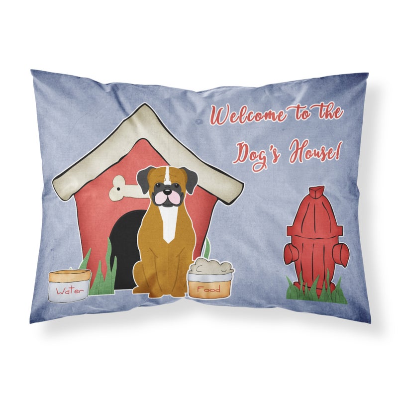 Caroline's Treasures Caroline's Treasures Dog House Collection Flashy Fawn Boxer Fabric Standard Pillowcase BB2870PILLOWCASE 